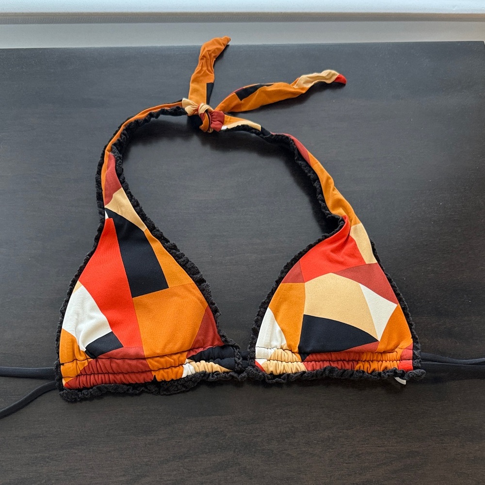 Geometric Triangle Bikini Top
